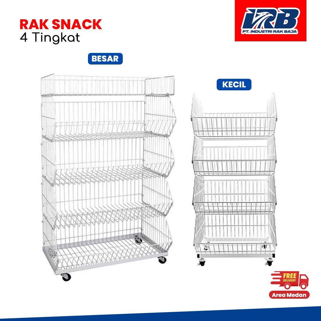 Jual Rak Snack di Padang Desain Menarik & Kuat