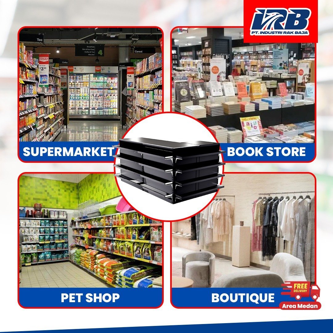 Produsen Perlengkapan Swalayan, Toko, Minimarket dan Gudang Bengkulu