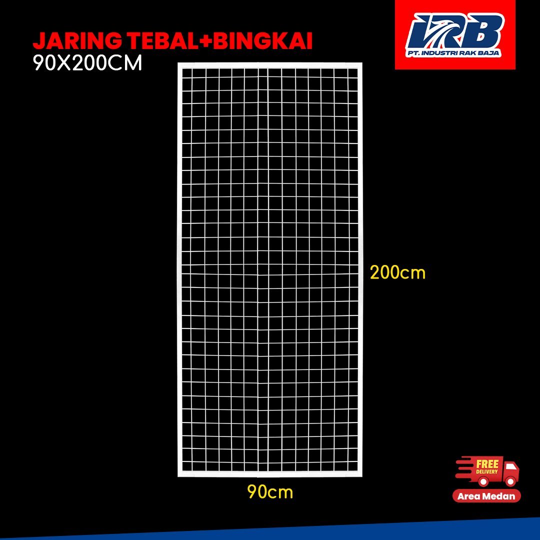 Jaring Tebal + Bingkai 90 x 200cm