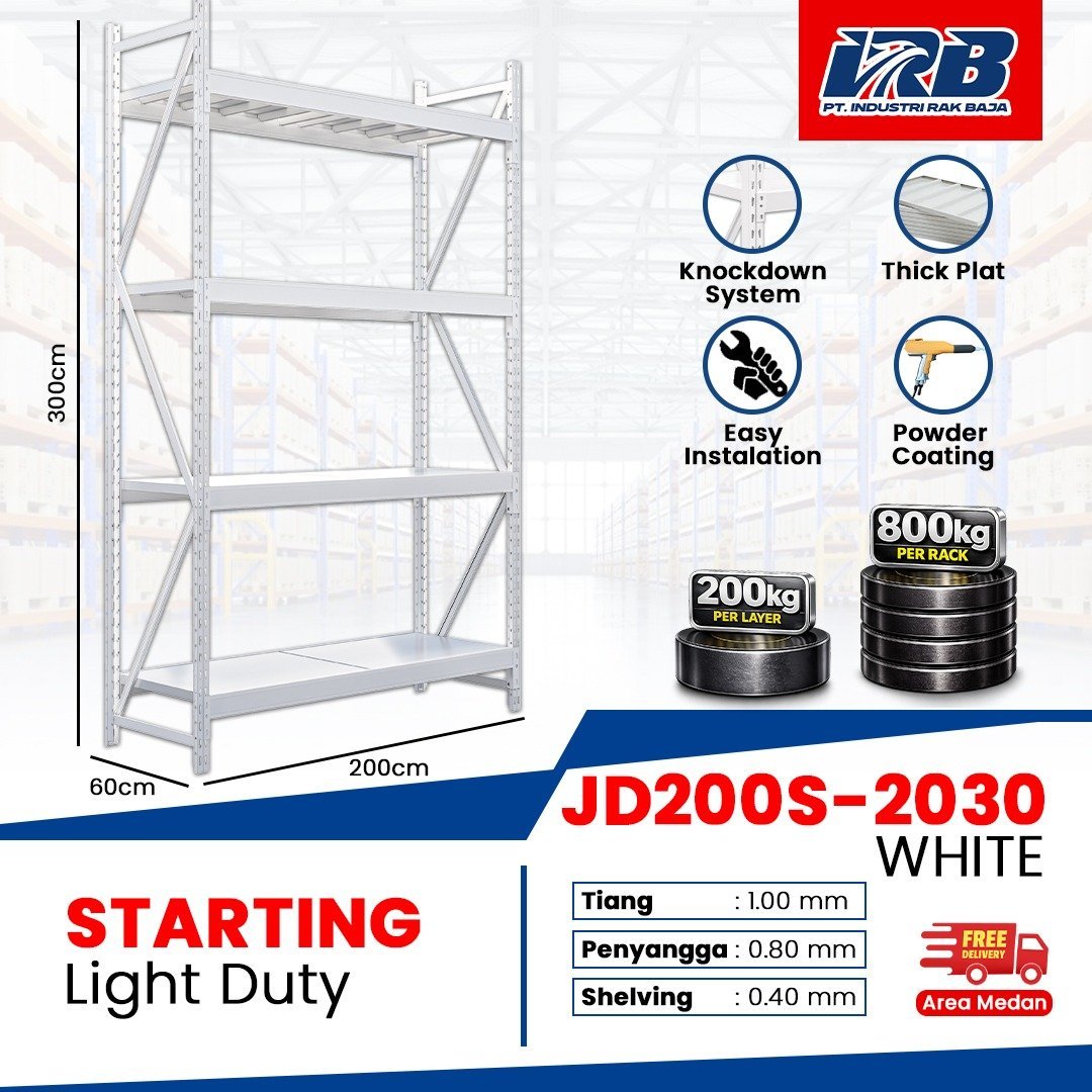 Rak Gudang JD-200 White