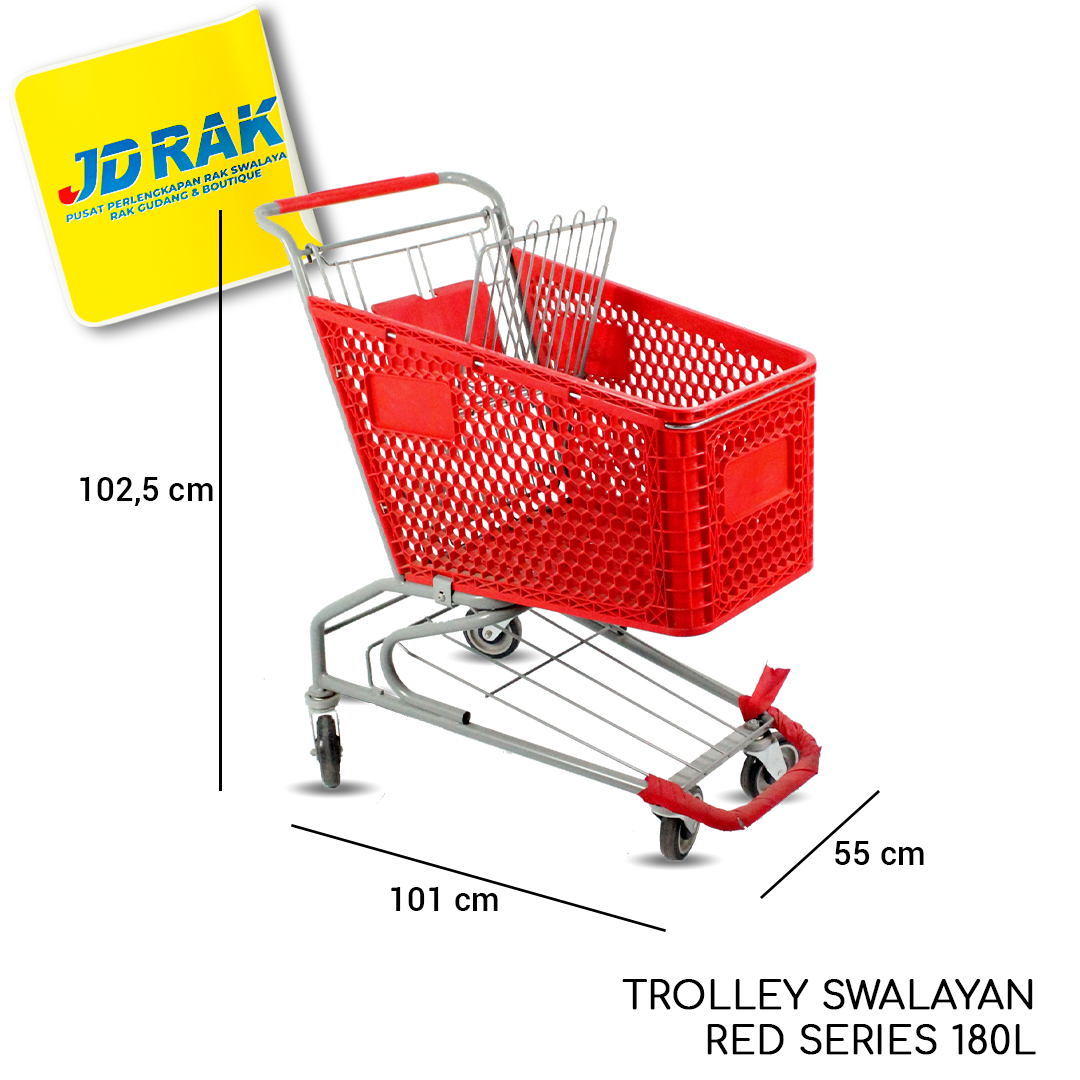 TROLLEY SWALAYAN RED SERIES 180L