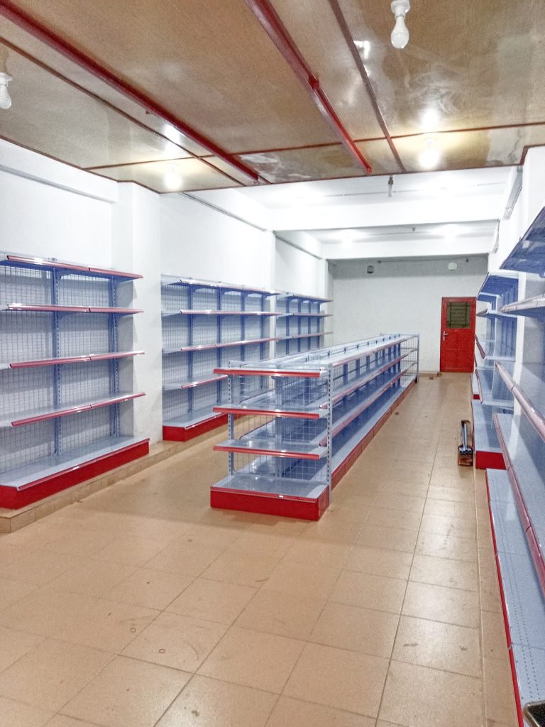 rak gondola produksi pabrik untuk toko dan minimarket