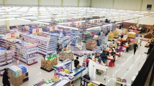 rak gondola produksi pabrik untuk toko dan minimarket