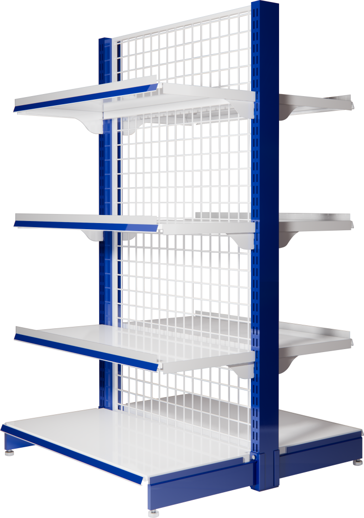 rak gondola produksi pabrik untuk toko dan minimarket