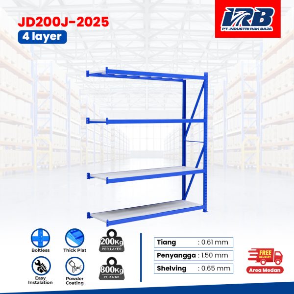 Rak Gudang Jointing JD-200 250cm 4Layer - Image 2
