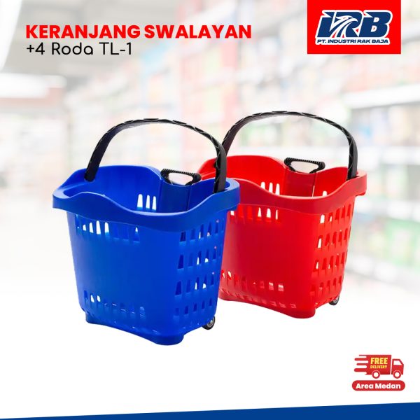 Keranjang Swalayan + Roda TL-1 - Image 3