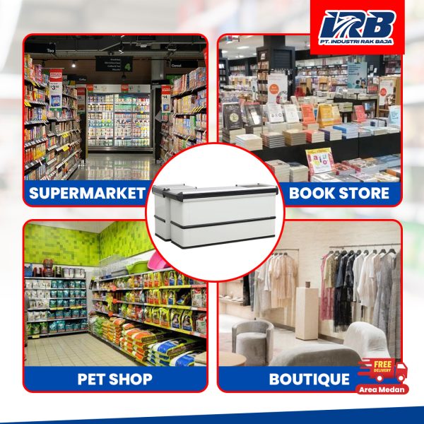 Meja Kasir Minimarket  White Colour - Image 4