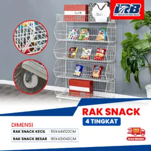 rak snack atau rak chiki ukuran besar