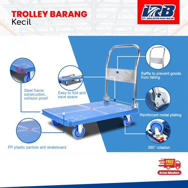 Trolley Barang Kecil / Trolley Lipat 200KG - Image 3
