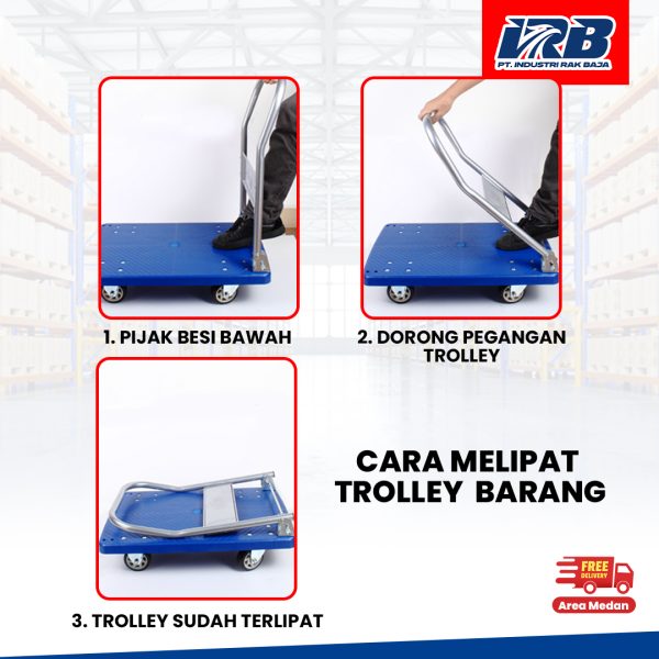 Trolley Barang Kecil / Trolley Lipat 200KG - Image 4