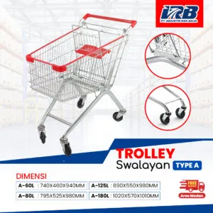 troli belanja besi kuat dan awet