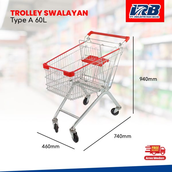 Trolley Swalayan Tipe A 60L