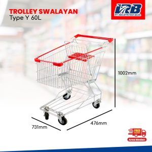 Trolley Swalayan Tipe Y 60L