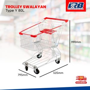 Trolley Swalayan Tipe Y 80L