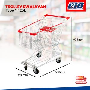 Trolley Swalayan Tipe Y 125L