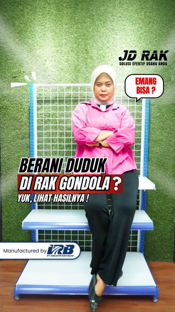 kekuatan rak toko, rak gondola, rak minimarket