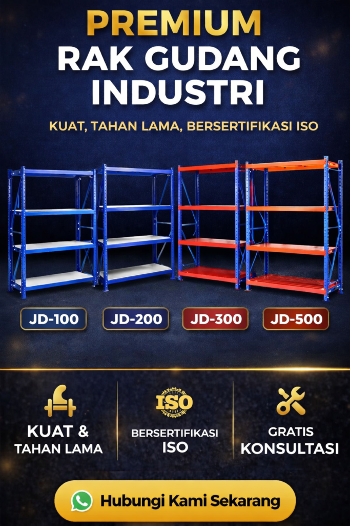 tipe dan jenis rak gudang