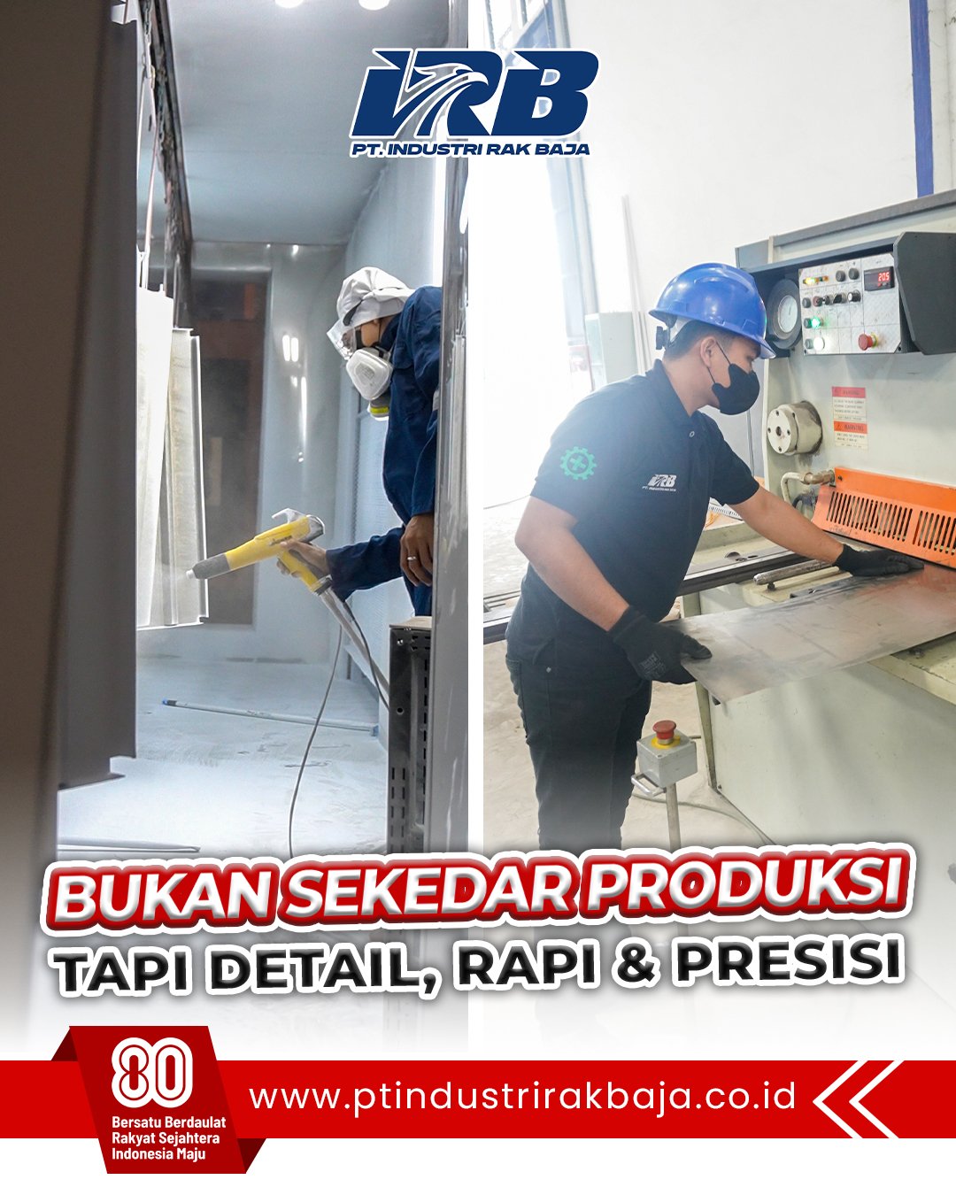 proses produksi PT. INDUSTRI RAK BAJA