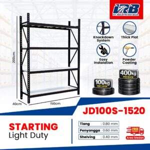 Rak Gudang JD-100 Black