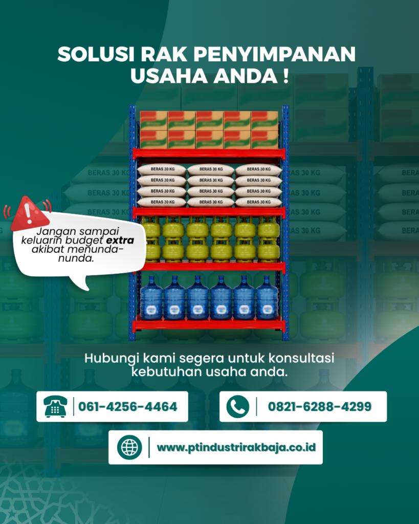 rak gudang pt. industri rak baja