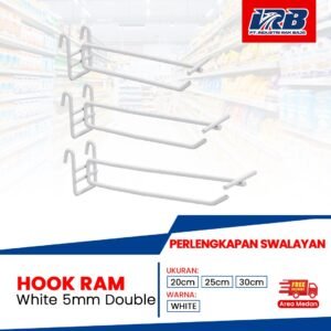 Hook Ram White Double